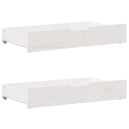 vidaXL Bed frame without Mattress White 180x200 cm Super King Solid Wood Pine 6