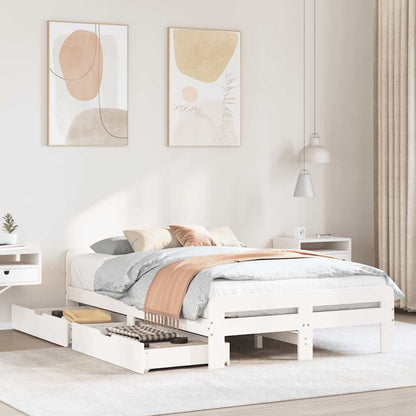 vidaXL Bed frame without Mattress Solid Wood Pine