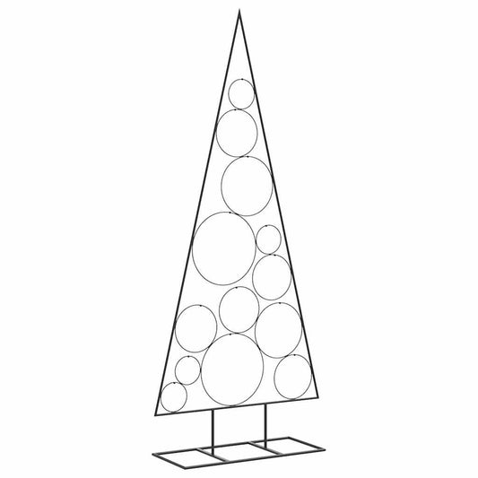Metal Christmas Tree KUOPIO Steel Black 150 cm