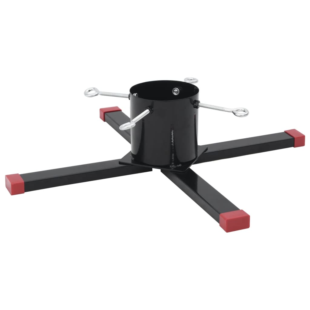vidaXL Christmas Tree Stand Black 61x61x15,5 cm 2