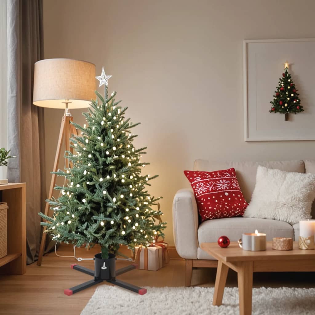 vidaXL Christmas Tree Stand Black 61x61x15,5 cm 1