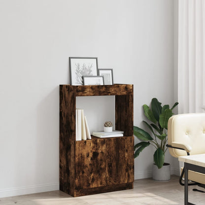 Highboard 63x33x100 cm Engineered Wood Smoked oak 100 cm