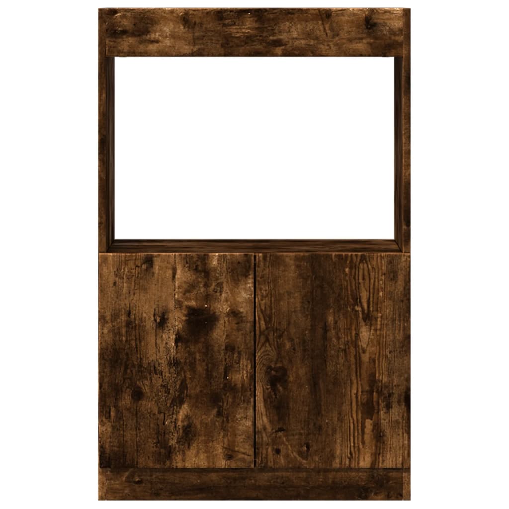 Highboard 63x33x100 cm Engineered Wood Smoked oak 100 cm