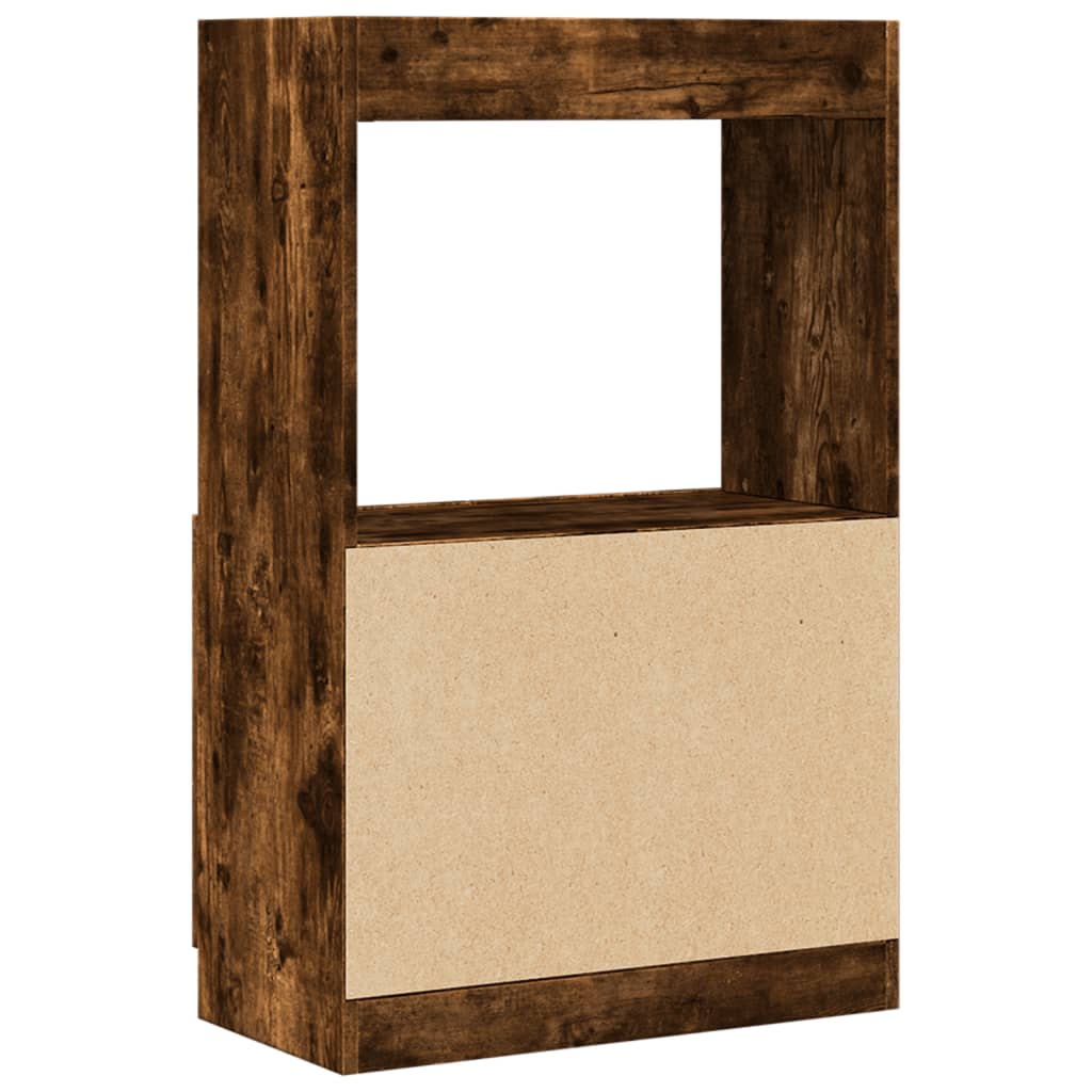 Highboard 63x33x100 cm Engineered Wood Smoked oak 100 cm