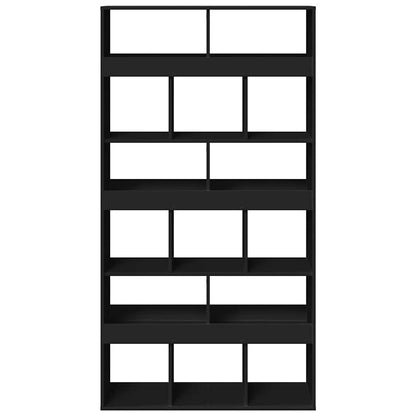 vidaXL Bookcase Black 100x33x187,5 cm Engineered Wood 4