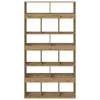 vidaXL Bookcase Artisan Oak 100x33x187,5 cm Engineered Wood 4