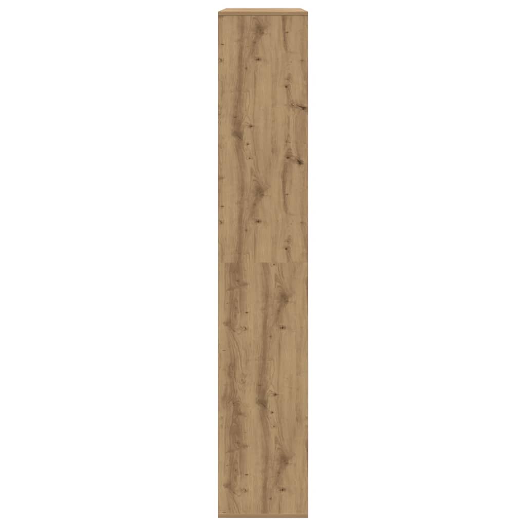 vidaXL Bookcase Artisan Oak 100x33x187,5 cm Engineered Wood 6