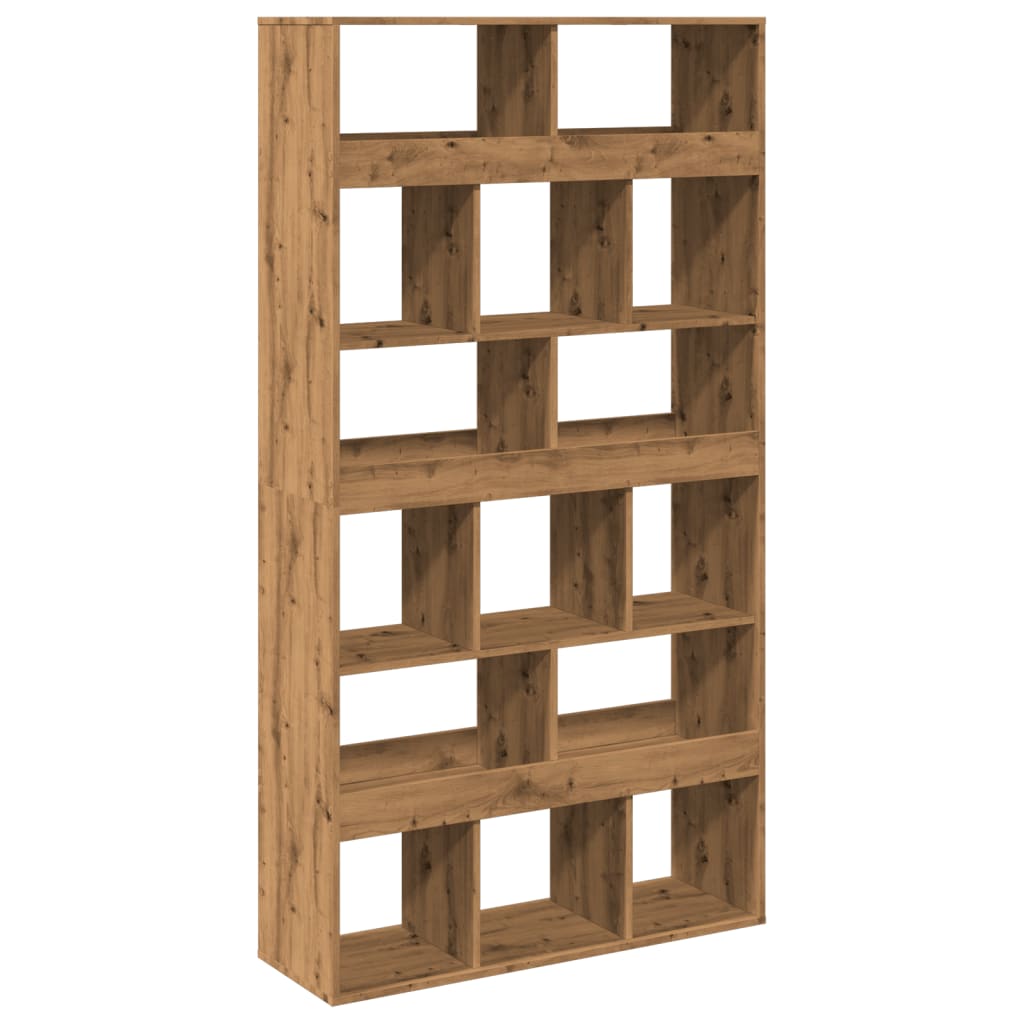 vidaXL Room Divider Artisian Oak 100x33x187,5 cm Engineered Wood 2
