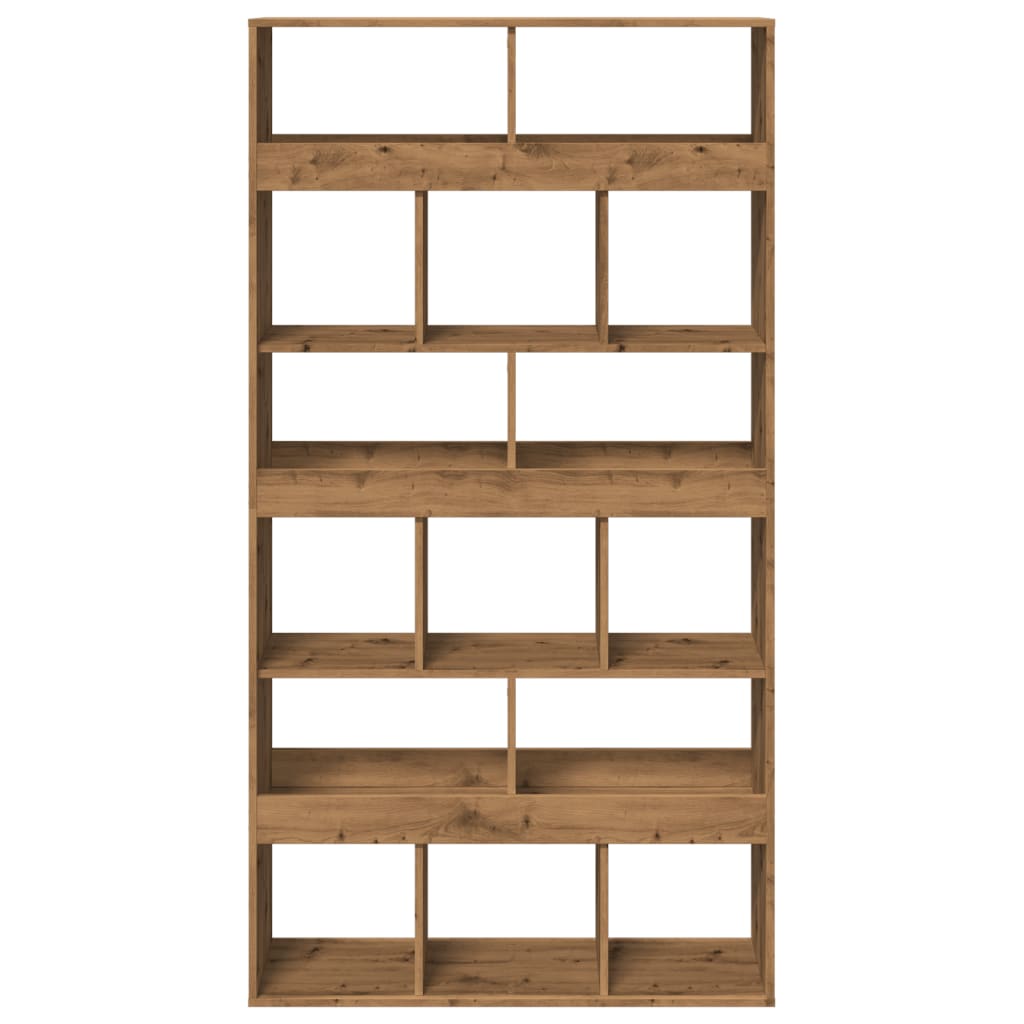 vidaXL Room Divider Artisian Oak 100x33x187,5 cm Engineered Wood 3