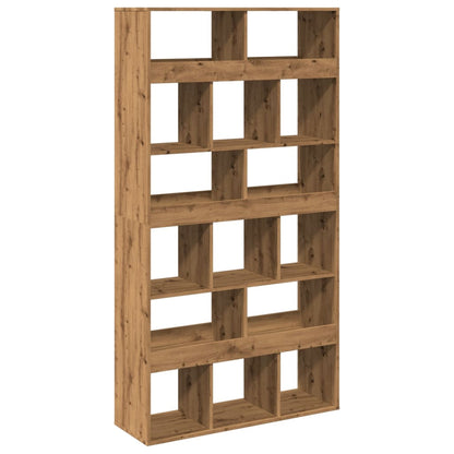 vidaXL Room Divider Artisian Oak 100x33x187,5 cm Engineered Wood 4