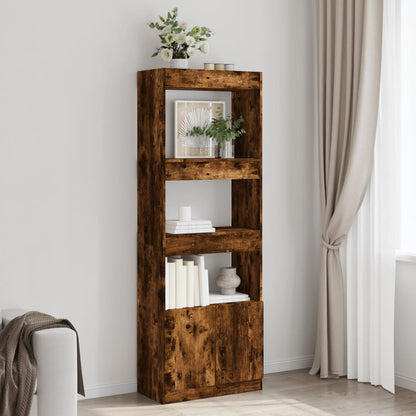 Highboard 63x33x100 cm Engineered Wood Smoked oak 180 cm