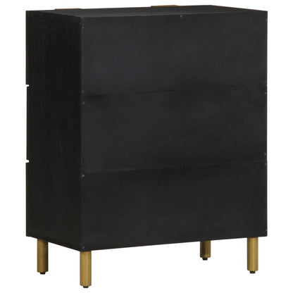 vidaXL Sideboards 2 pcs Black 60x33x75 cm Engineered Wood 6