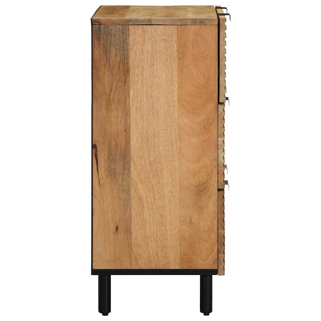 vidaXL Sideboards 2 pcs Brown 60x33x75 cm Solid Wood Mango 5