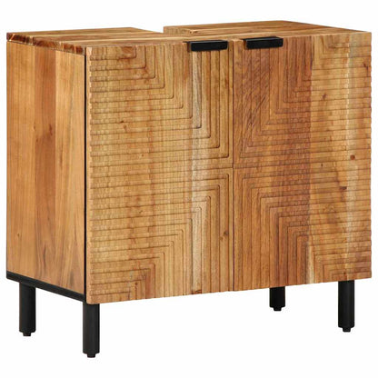 vidaXL Bathroom Cabinet Set 3 pcs Natural 38 x 33 x 160 cm 3