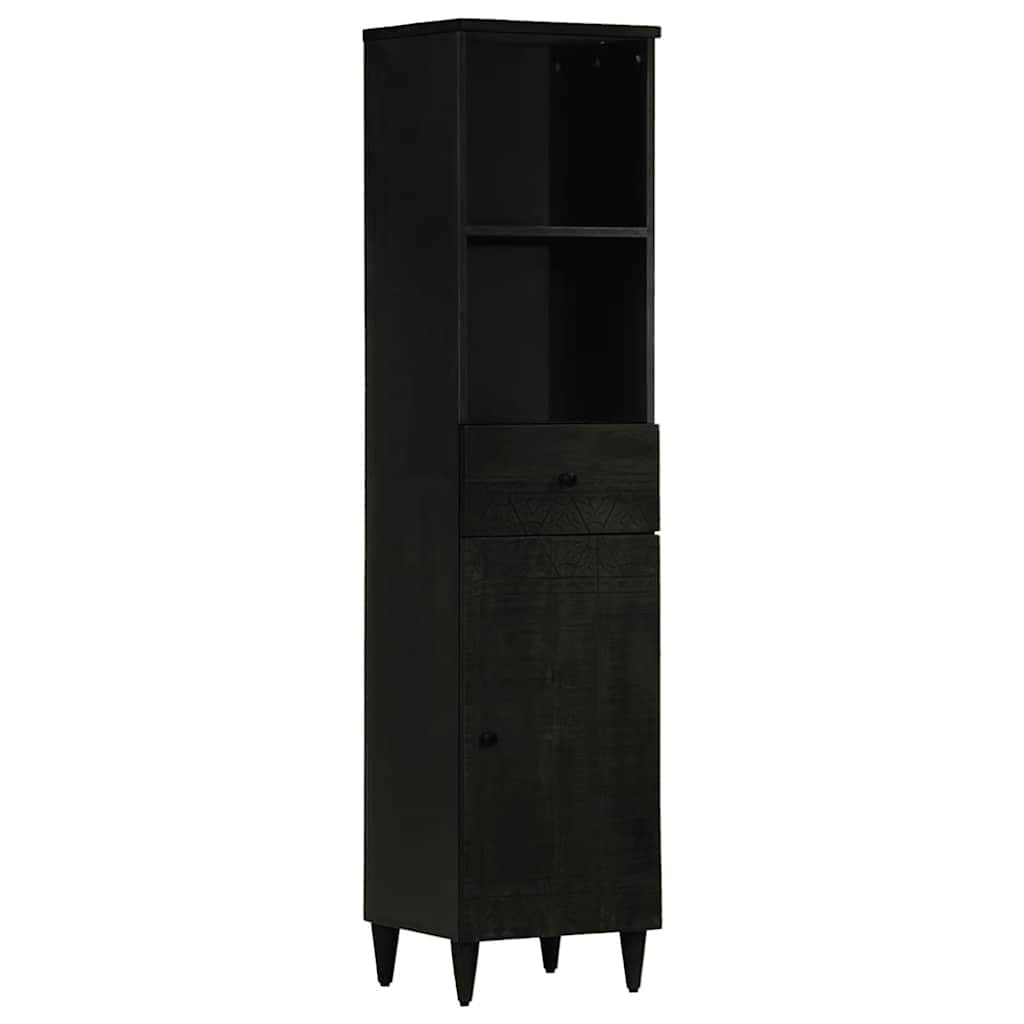 vidaXL 3 Piece Bathroom Furniture Set Solid Wood Mango 6