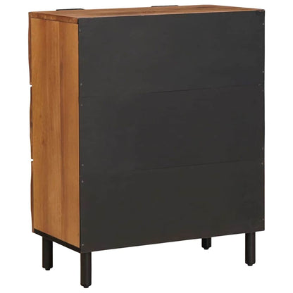 vidaXL Sideboard 2 pcs 60 x 33 x 75 cm Solid Mango Wood 6
