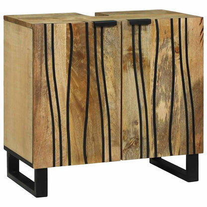 vidaXL Bathroom Furniture Set 5 pcs Natural Engineered Wood 3