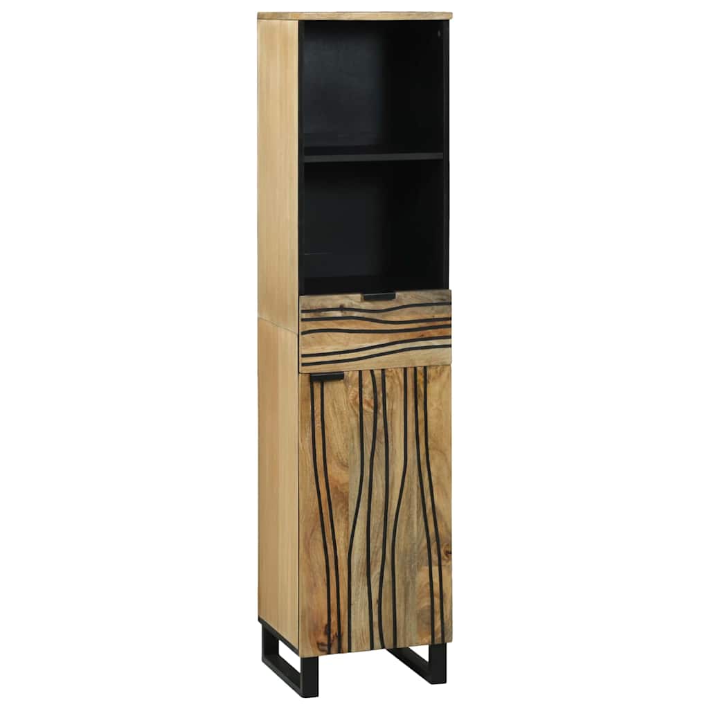 vidaXL Bathroom Furniture Set 5 pcs Natural Engineered Wood 5
