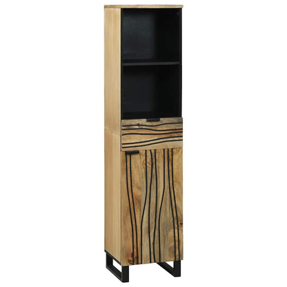 vidaXL Bathroom Furniture Set 5 pcs Natural Engineered Wood 5