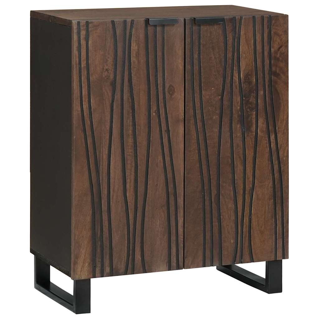 vidaXL Sideboard Set 3 pcs Brown Solid Mango Wood 3