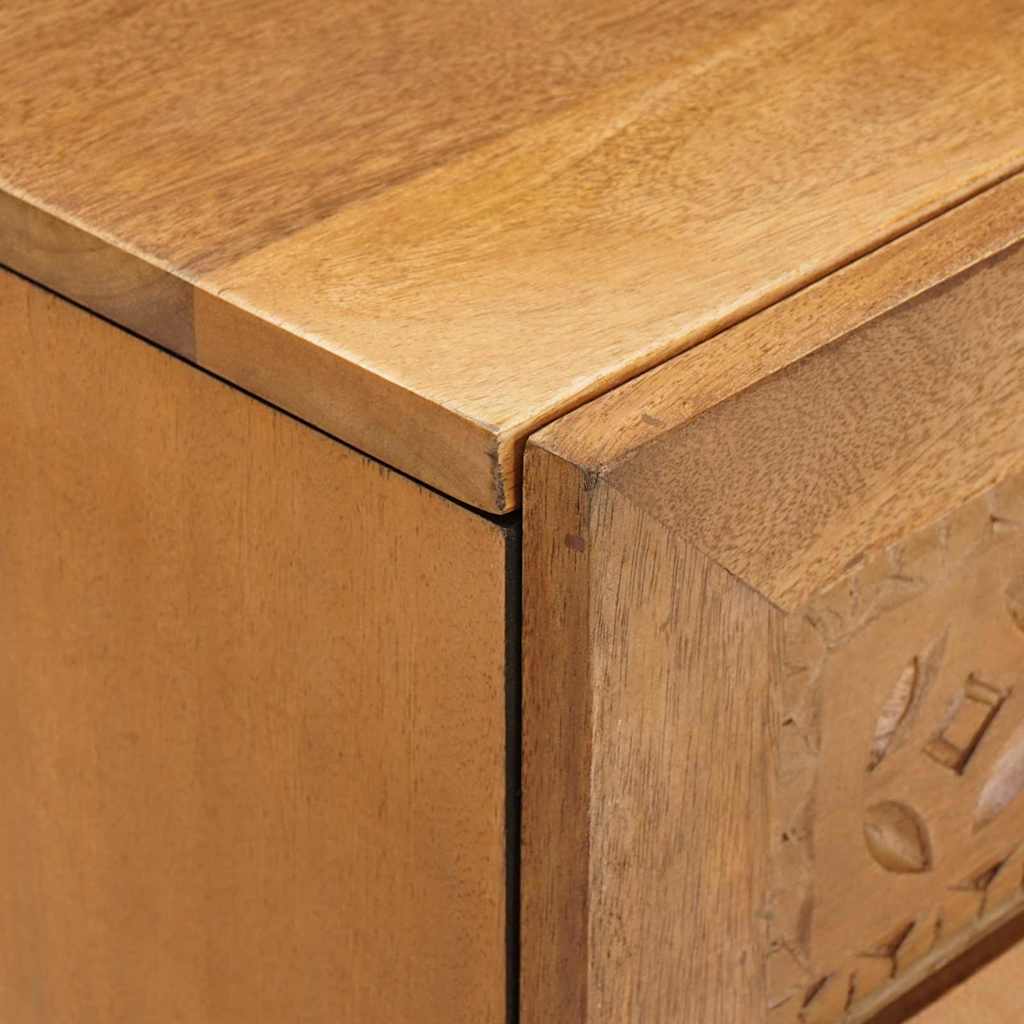 vidaXL Sideboard 2 pcs 120 x 33.5 x 75 cm Solid mango wood Brown 6