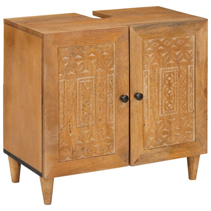 vidaXL Bathroom Furniture Set 2 pcs Brown Engineered Wood 3