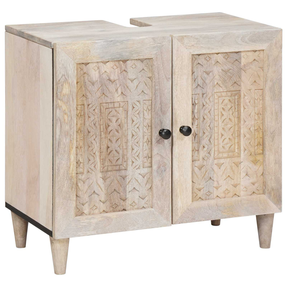 vidaXL Bathroom Furniture Set 3 pcs White Engineered Wood 3