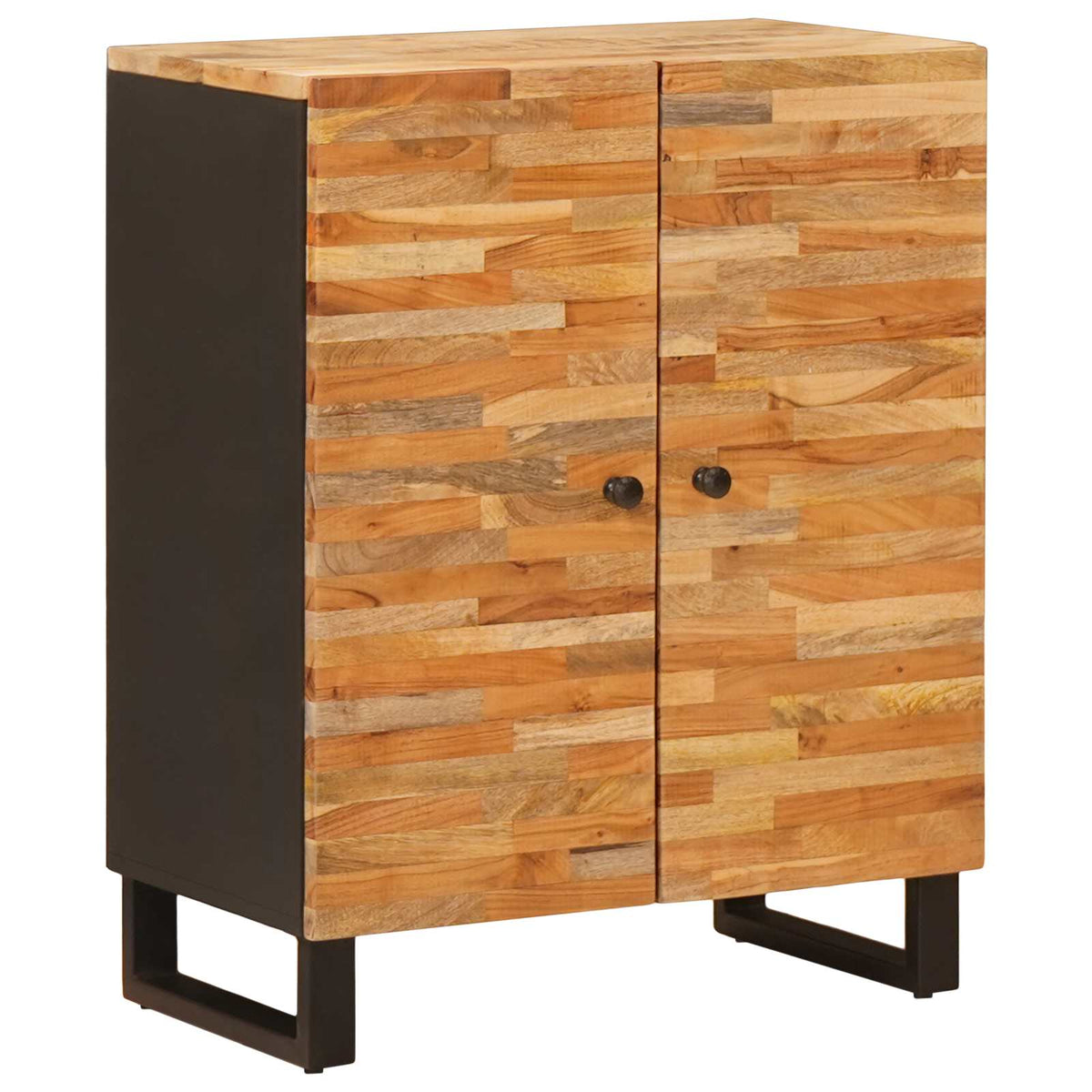 vidaXL Sideboard 3 pcs 60 x 33 x 75 cm Solid Mango Wood Brown 3