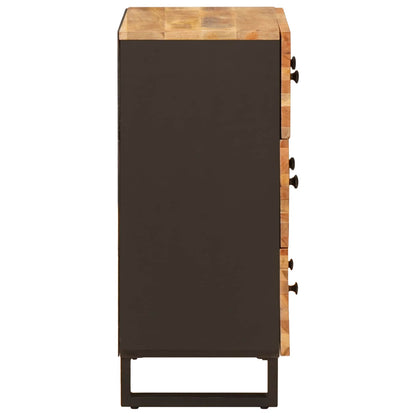 vidaXL Sideboard 3 pcs 60 x 33 x 75 cm Solid Mango Wood Brown 6