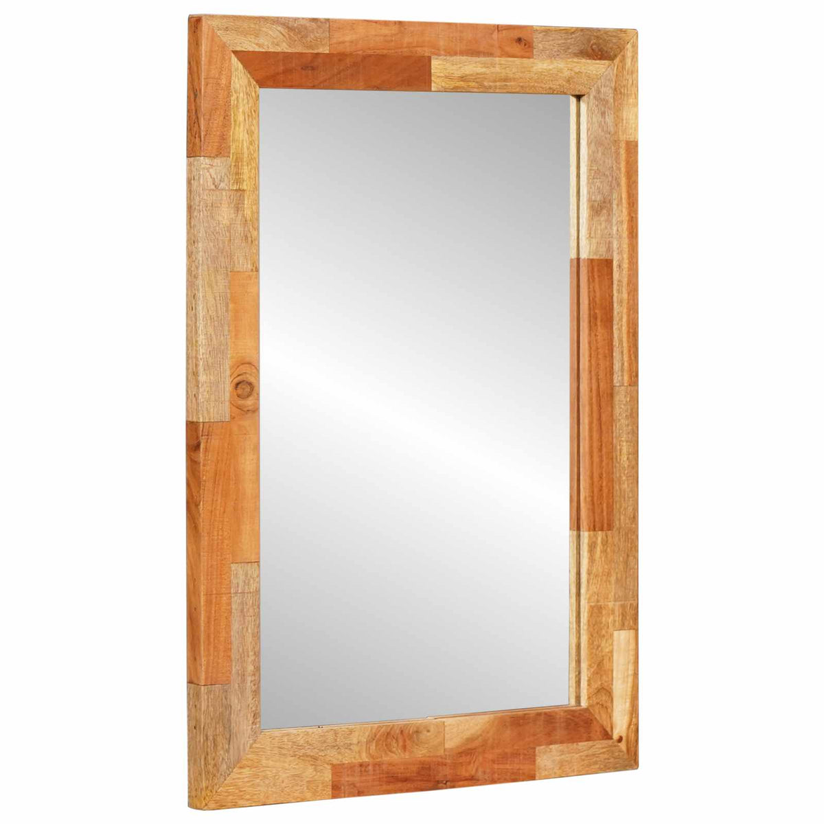vidaXL Bathroom Sets with Drawer with Shelf Natural Solid Mango Wood 4