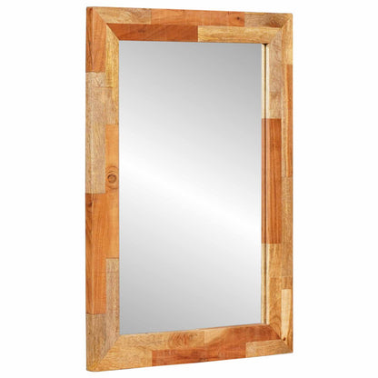 vidaXL Bathroom Sets with Drawer with Shelf Natural Solid Mango Wood 4