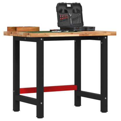 vidaXL Workbench Solid Wood Acacia Rectangular