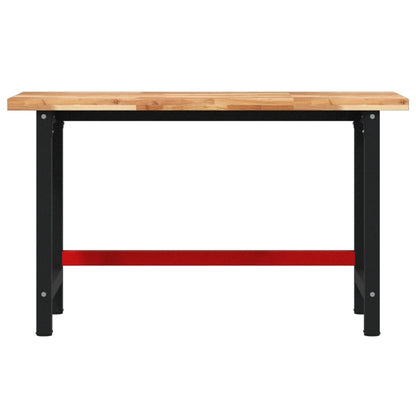 vidaXL Workbench 140x60x83 cm Solid Wood Acacia Rectangular 4