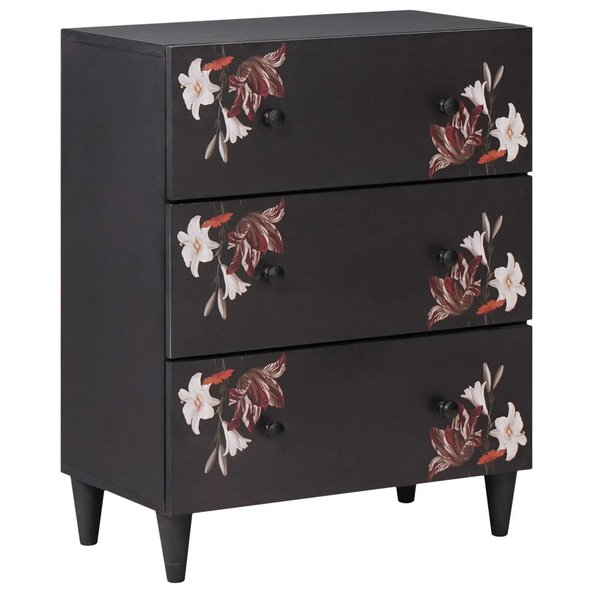 vidaXL Storage Cabinets 3 pcs 180 x 33 x 75 cm Solid Mango Wood 5