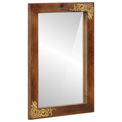 vidaXL Bathroom Cabinet Set 4 pcs Honey Brown Solid Mango Wood 4