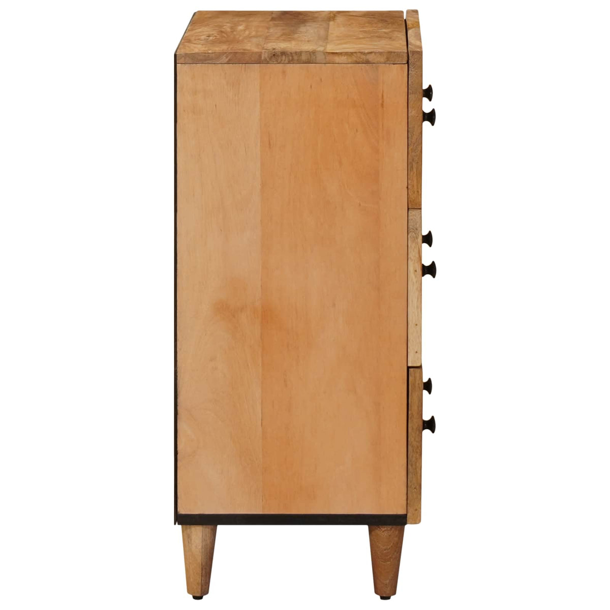 vidaXL Storage Cabinets 2 pcs 60 x 33.5 x 75 cm Solid Mango Wood Brown 5
