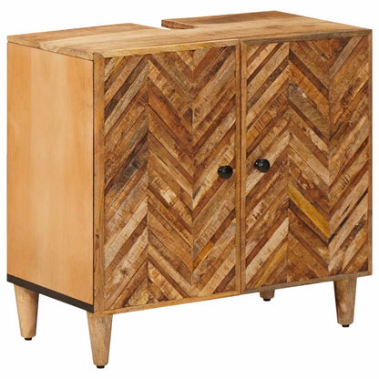 vidaXL Bathroom Cabinet Set 3 pcs Solid Mango Wood 3
