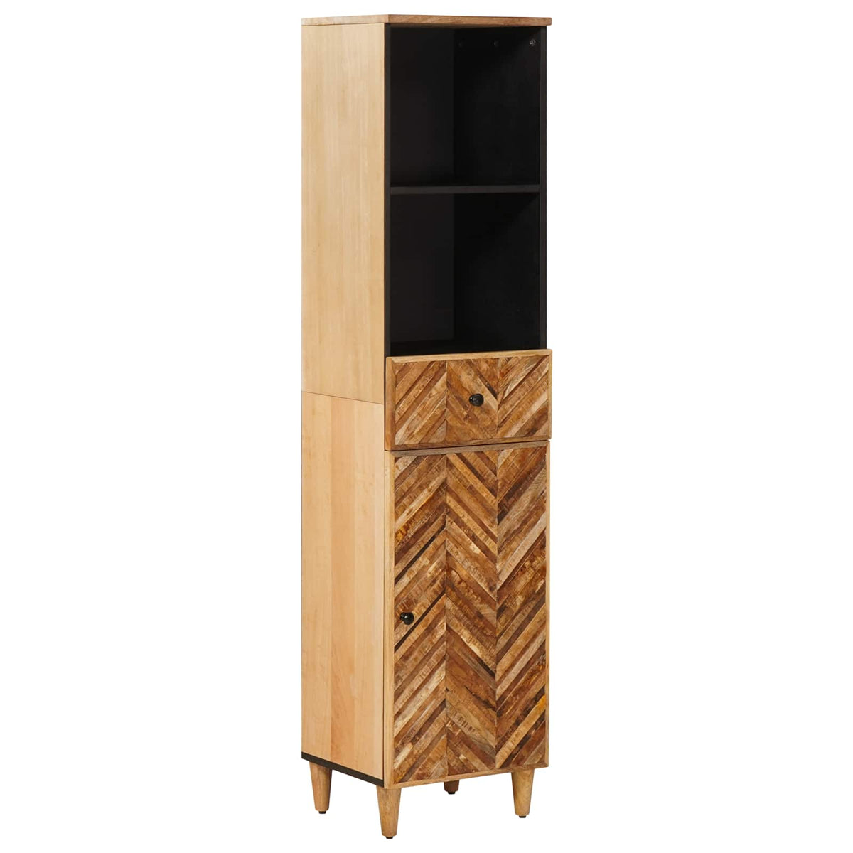 vidaXL Bathroom Cabinet Set 3 pcs Solid Mango Wood 5