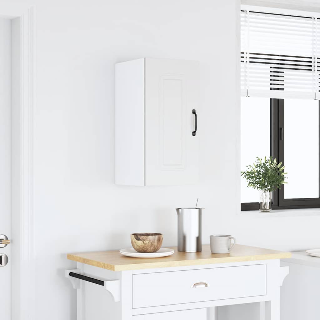 Kitchen Base Cabinet "Kalmar" Engineered Wood White 1x wall cabinet (1 door) 30 cm wide 60 cm high