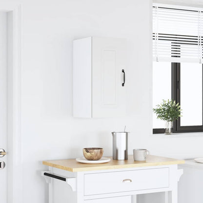 Kitchen Base Cabinet "Kalmar" Engineered Wood White 1x wall cabinet (1 door) 30 cm wide 60 cm high