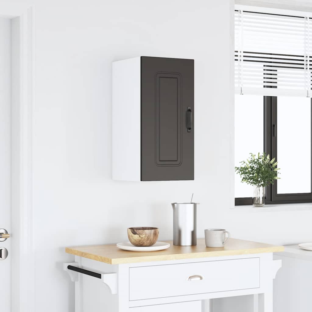 vidaXL Kitchen Base Cabinet "Kalmar" Engineered Wood Black