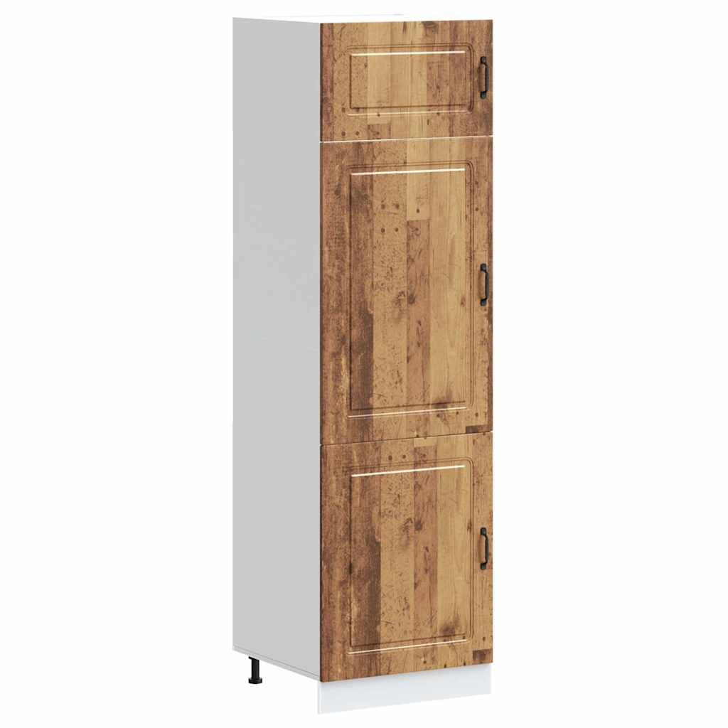 vidaXL Kitchen Cupboard Kalmar Old Wood Engineered Wood 2