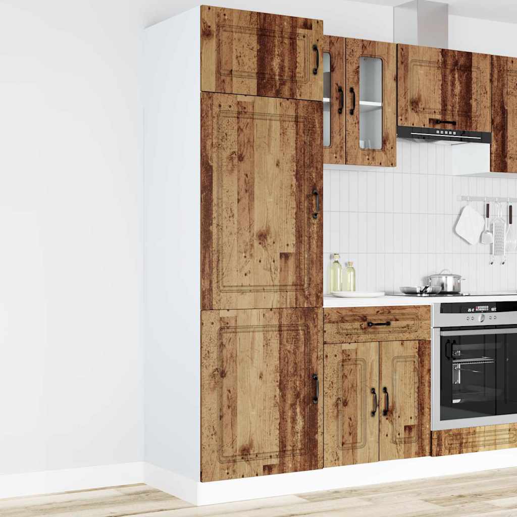 vidaXL Kitchen Cupboard Kalmar Old Wood Engineered Wood 1