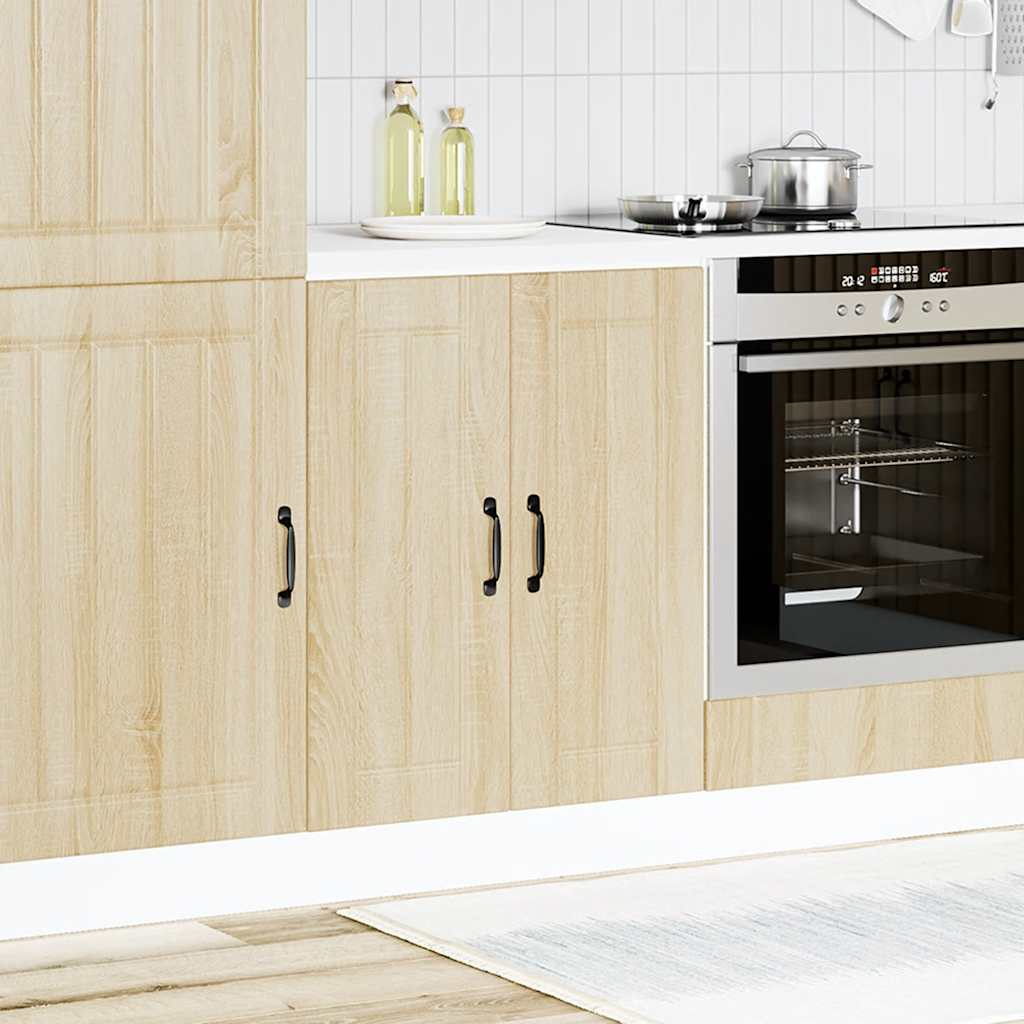 vidaXL Kitchen Base Cabinet "Lucca" Engineered Wood Sonoma Oak