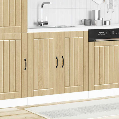 vidaXL Kitchen Base Cabinet "Lucca" Engineered Wood Sonoma Oak