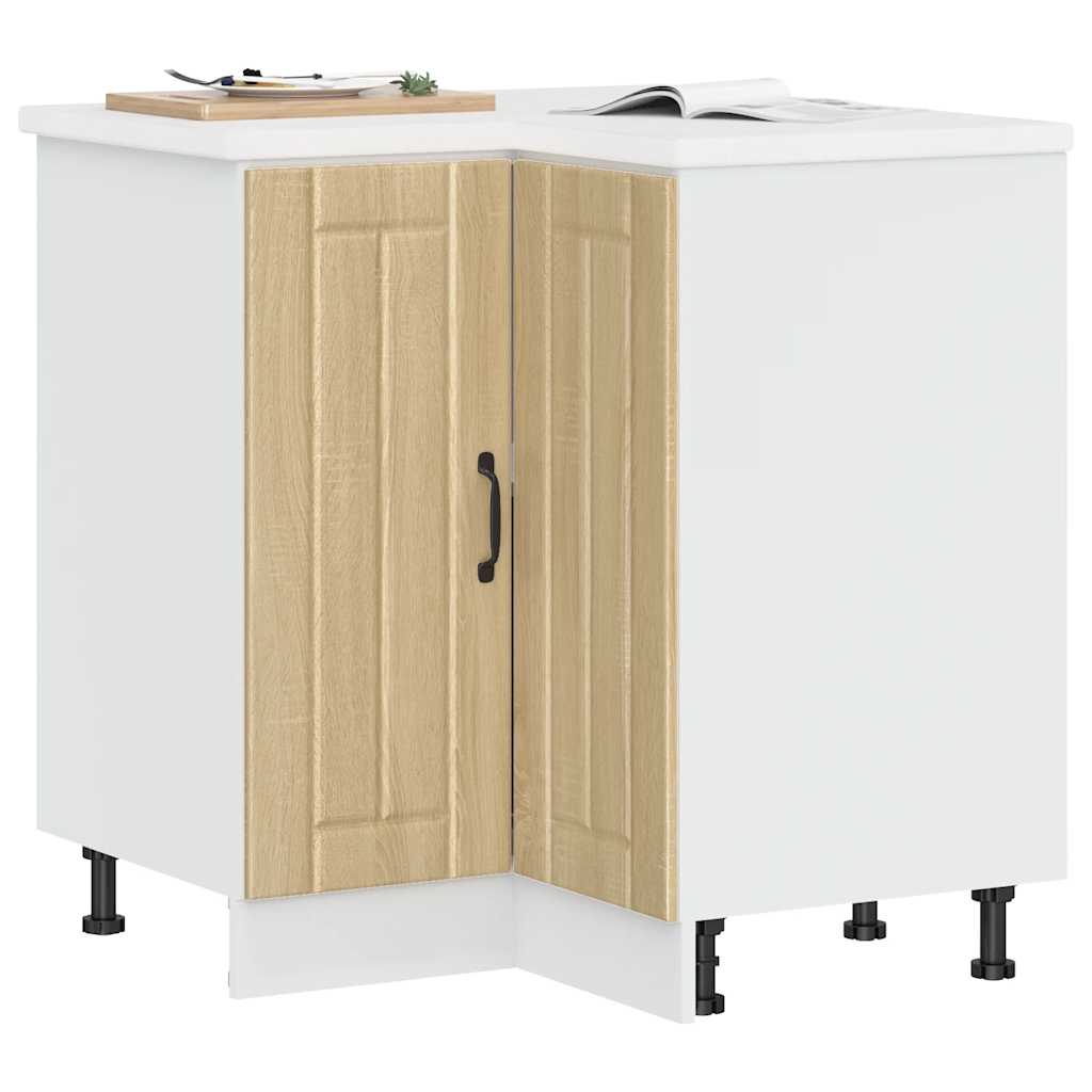 vidaXL Kitchen Base Cabinet "Lucca" Engineered Wood Sonoma Oak