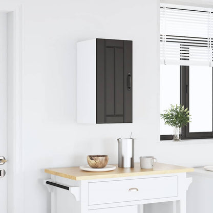 vidaXL Kitchen Base Cabinet "Lucca" Engineered Wood Black
