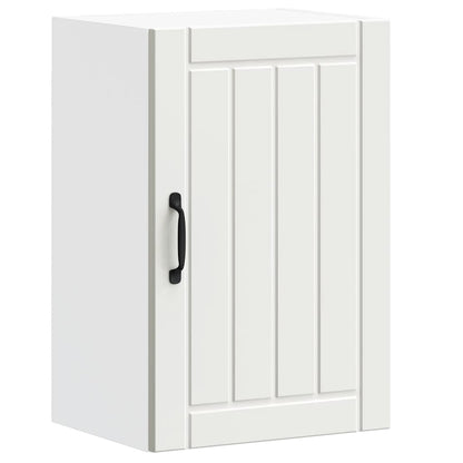 Kitchen Wall Cabinet "Lucca" Engineered Wood White 1x wall cabinet (1 door) 40 cm wide 60 cm high
