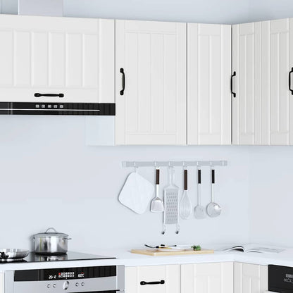 Kitchen Wall Cabinet "Lucca" Engineered Wood White 1x wall cabinet (1 door) 40 cm wide 60 cm high