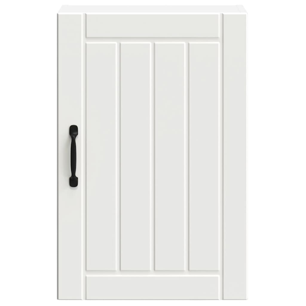 Kitchen Wall Cabinet "Lucca" Engineered Wood White 1x wall cabinet (1 door) 40 cm wide 60 cm high